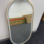 Marley Oval LED Bathroom Frosted Edge Mirror