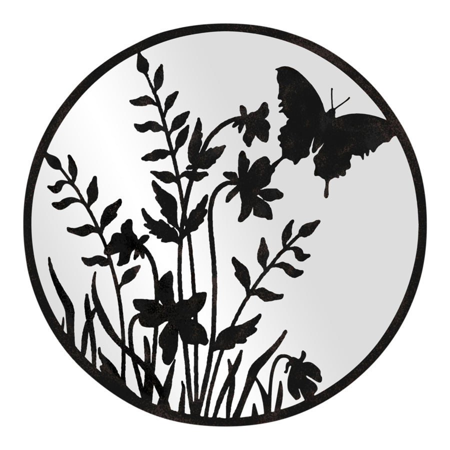 Papillon Butterfly Mirror Wall Art 50cm