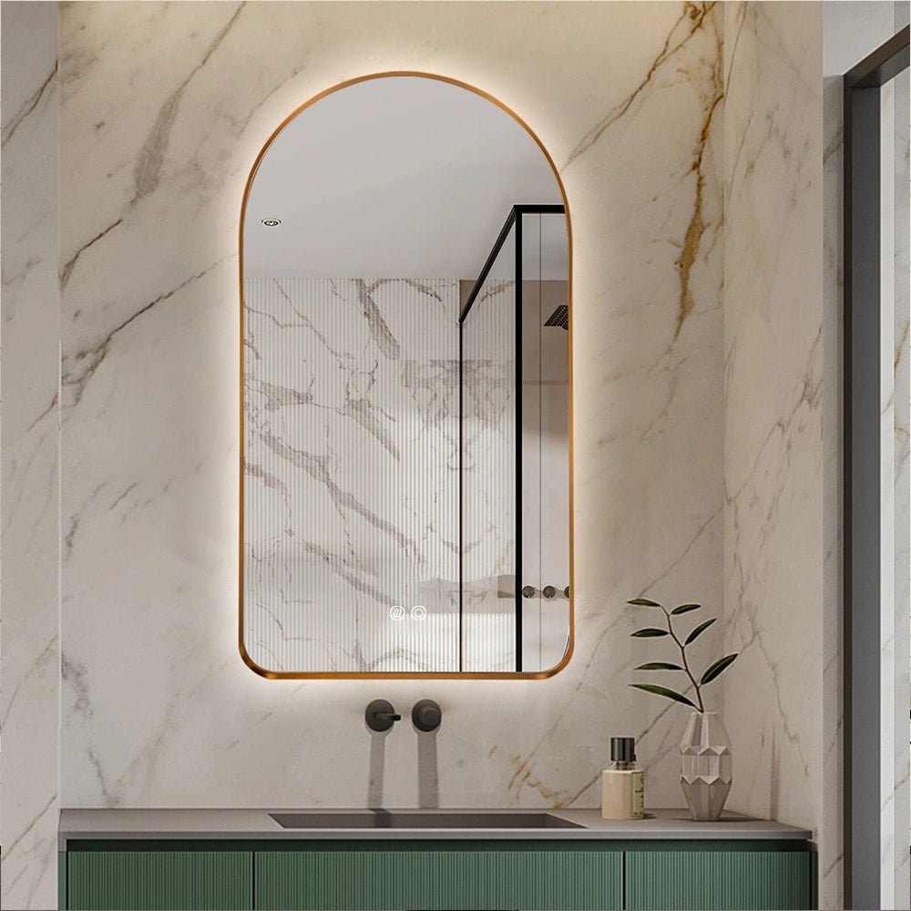 Nora Arched LED Wall Mirror 130cm x 70cm
