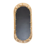 Miles Hamptons Oval Weave Mirror 50cm x 100cm
