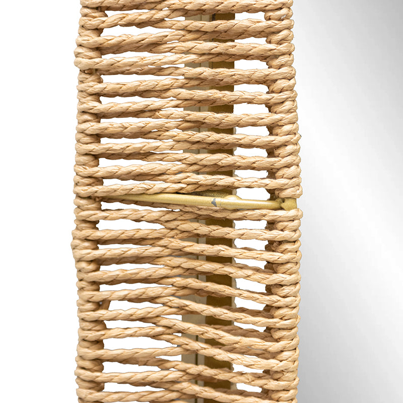 Miles Hamptons Oval Weave Mirror 50cm x 100cm