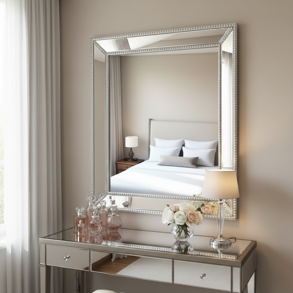 Elodie Beaded Wall Mirror