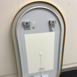 Marley Oval LED Bathroom Frosted Edge Mirror
