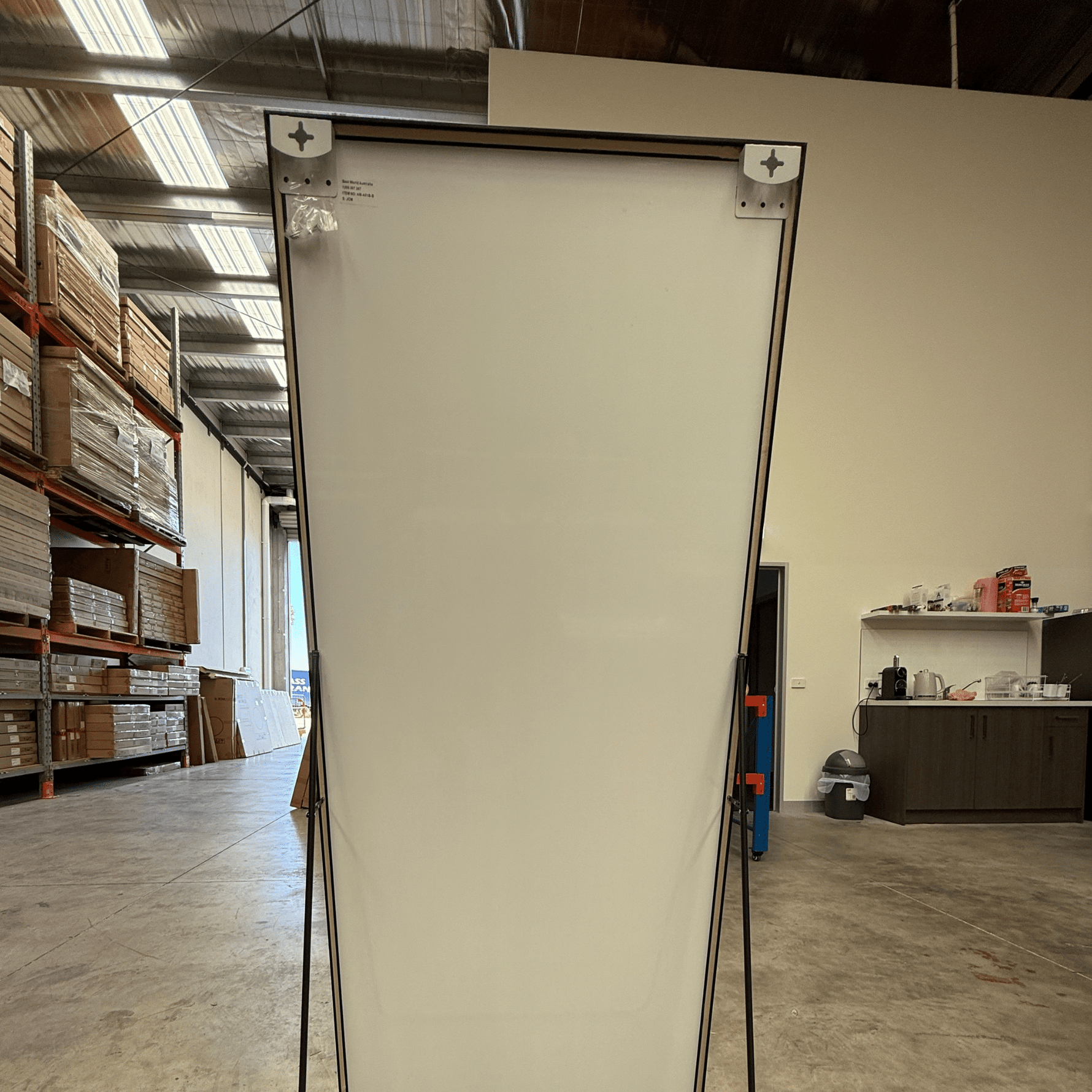 Oliver Rectangular Black Mirror Wall Mount or Freestanding