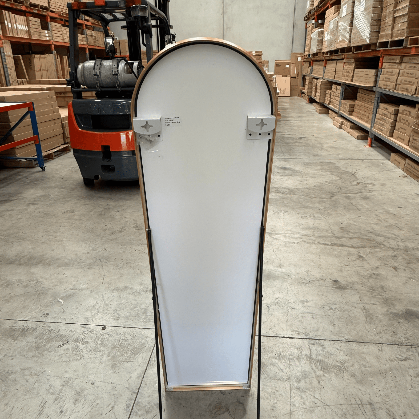 Rosie Rose Gold Arched Full Length Mirror Freestanding 40cm x 150cm