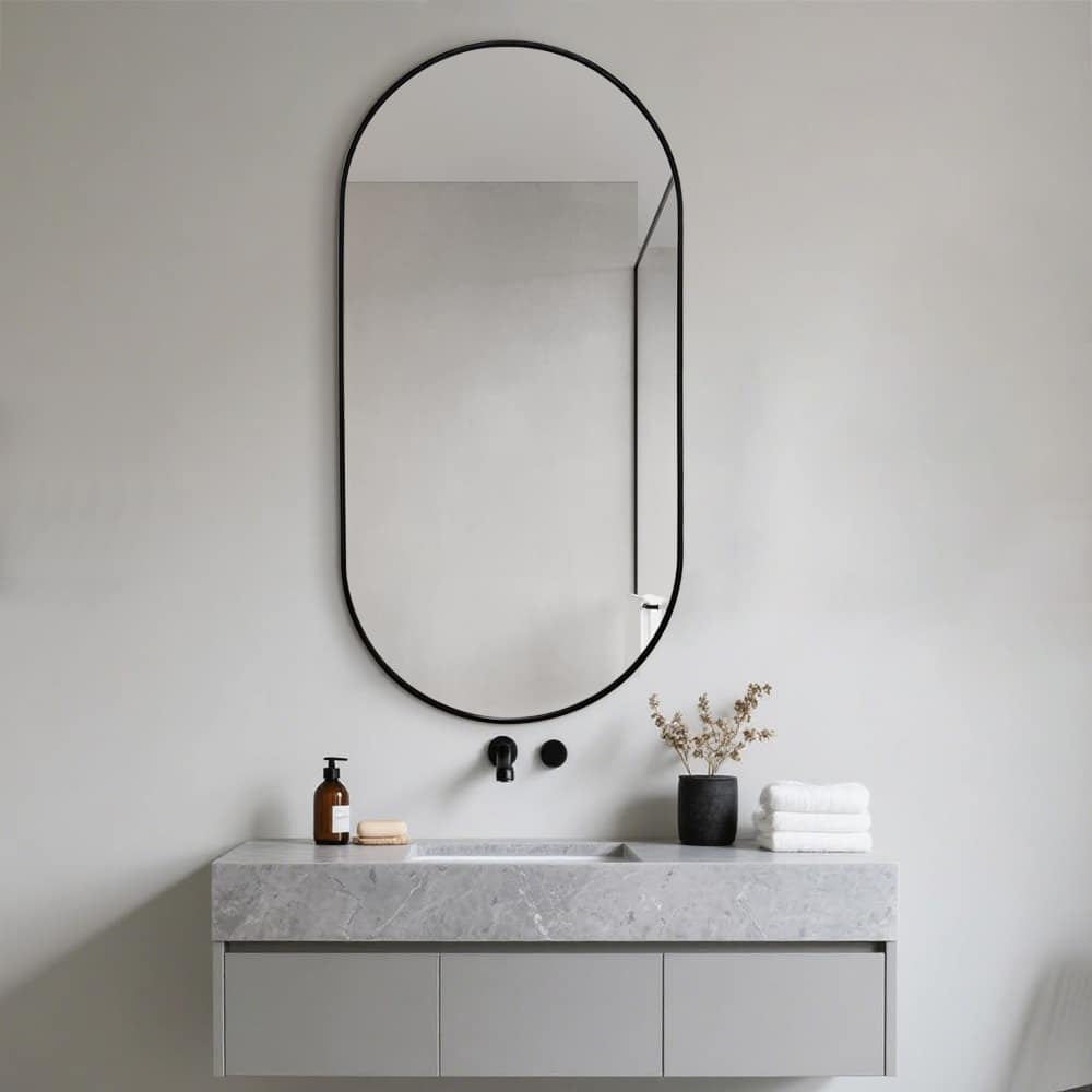 Spencer Oval Wall Mirror 60cm x 120cm