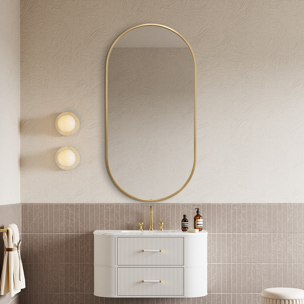 Spencer Oval Wall Mirror 60cm x 120cm