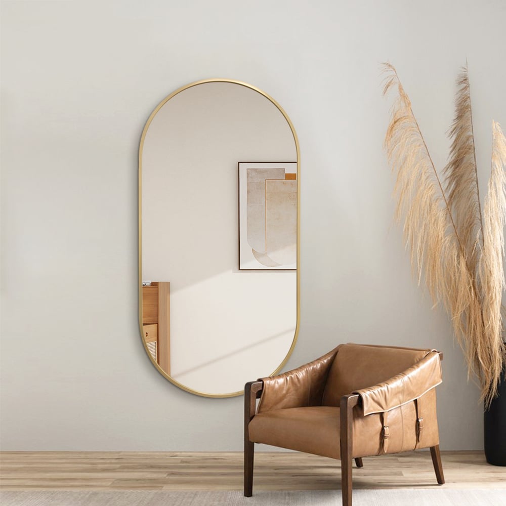 Spencer Oval Wall Mirror 60cm x 120cm