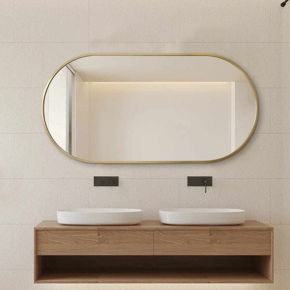 Spencer Oval Wall Mirror 60cm x 120cm