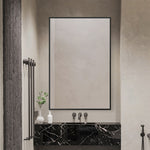 Genevieve Black Rectangular Wall Mirror