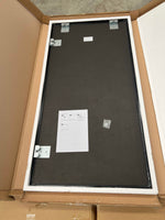 Genevieve Black Rectangular Wall Mirror