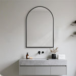 Mila Arched Wall Mirror Black Aluminium Alloy Frame