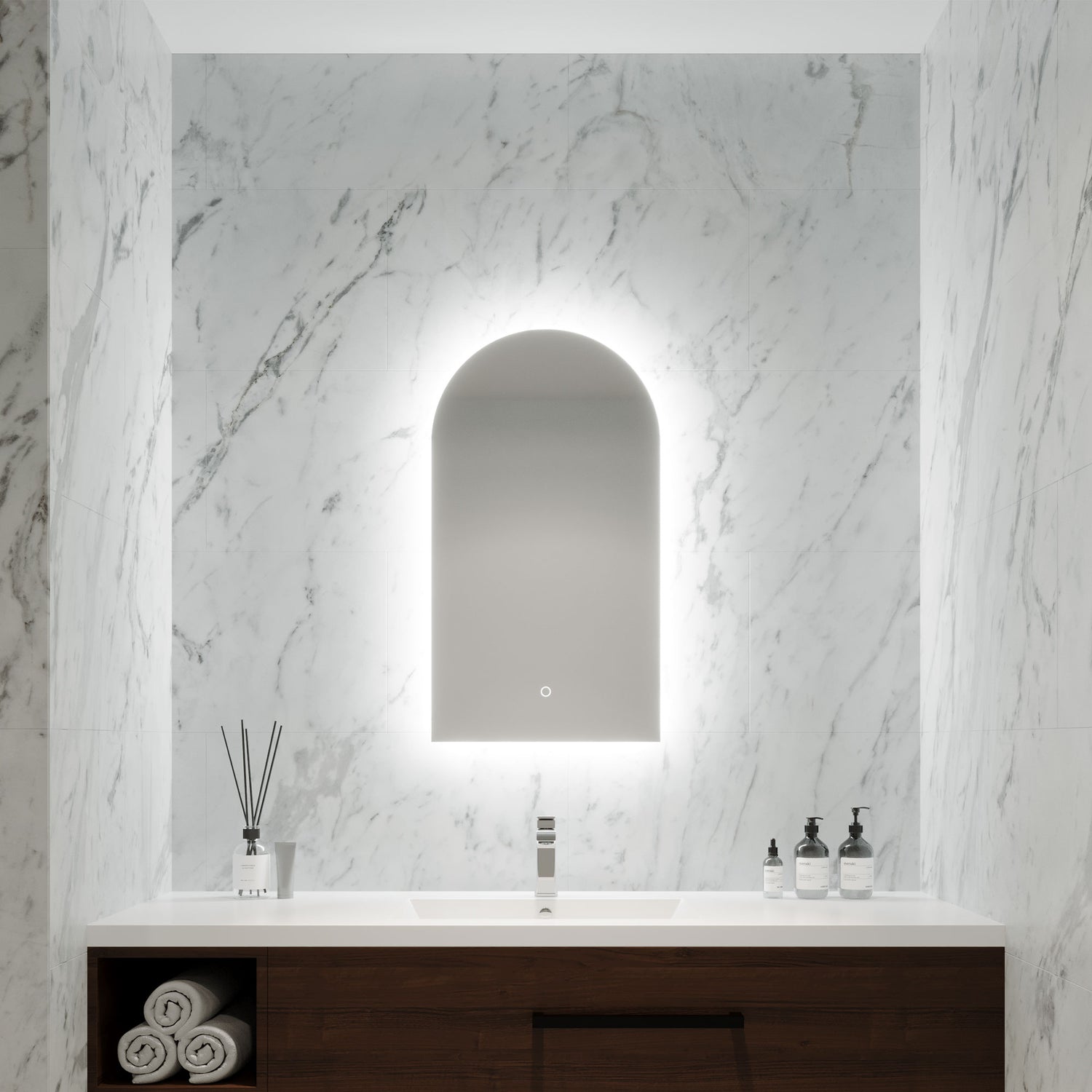 A-Series Studio Arch LED Mirror