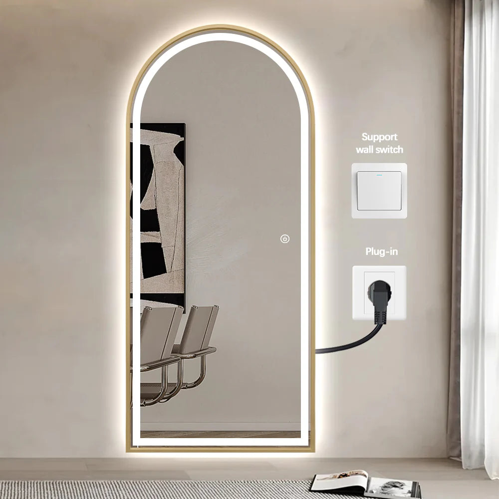 Adelaide Full Length Arch LED Mirror 180cm x 80cm