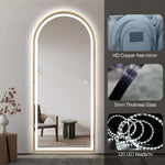 Adelaide Full Length Arch LED Mirror 180cm x 80cm