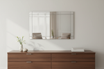 Alina Modern Frameless Wall Mirror