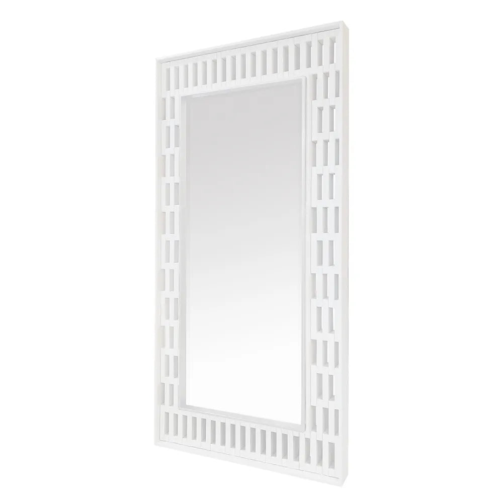 Appin Floor Mirror White