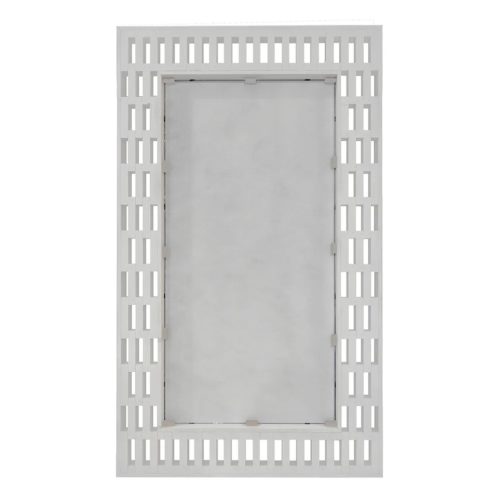Appin Floor Mirror White