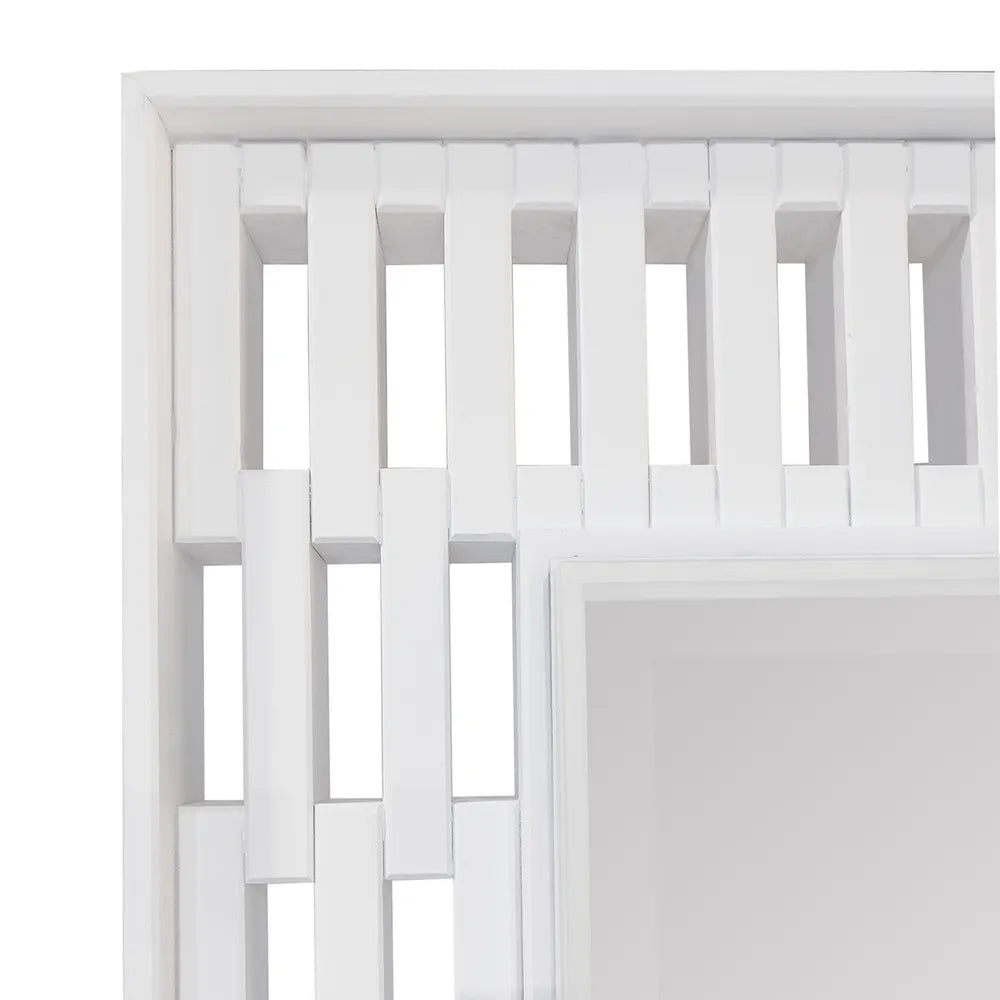 Appin Floor Mirror White