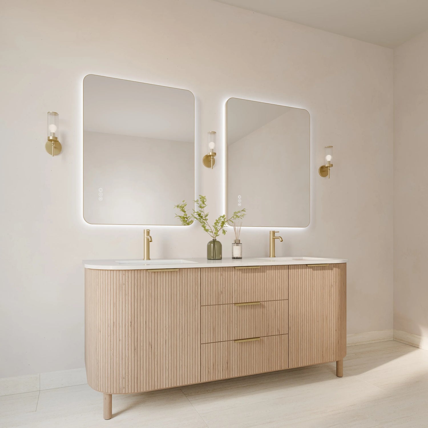 Lumixe ASTA Framed LED Bathroom Mirror