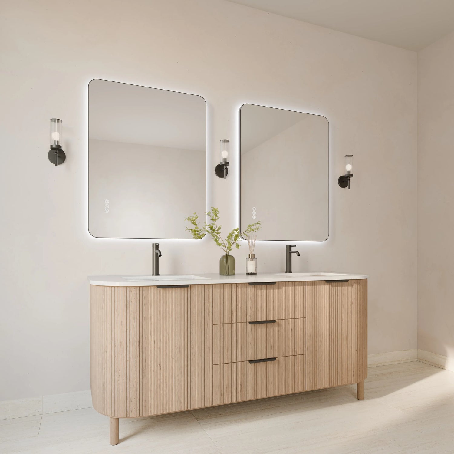Lumixe ASTA Framed LED Bathroom Mirror