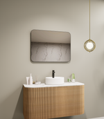 Lumixe ASTA Framed Mirror Matte Black