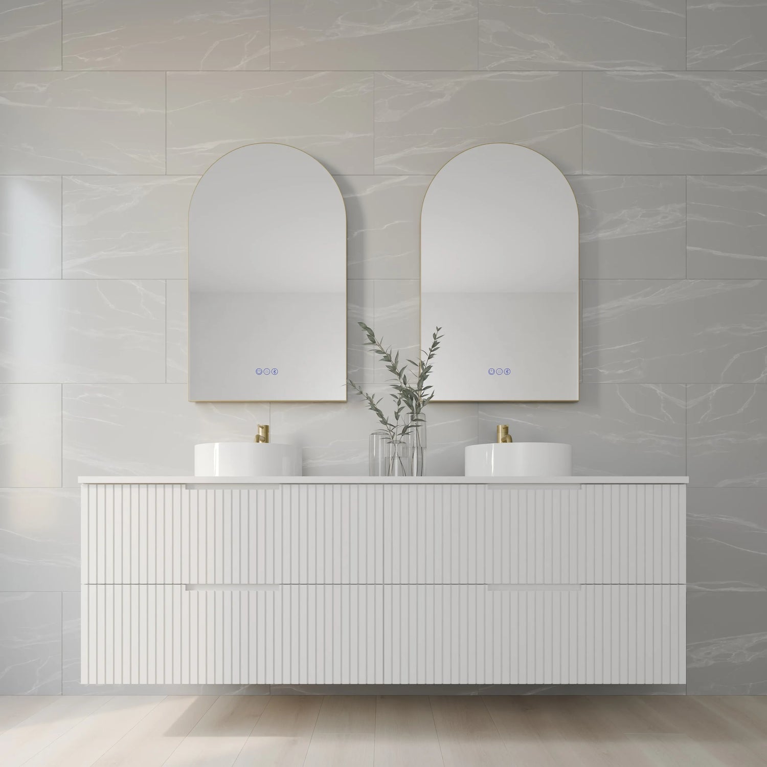 Lumixe AURA Framed LED Bathroom Mirror