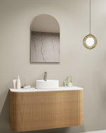 Lumixe Aura Framed Mirror Brushed Nickel