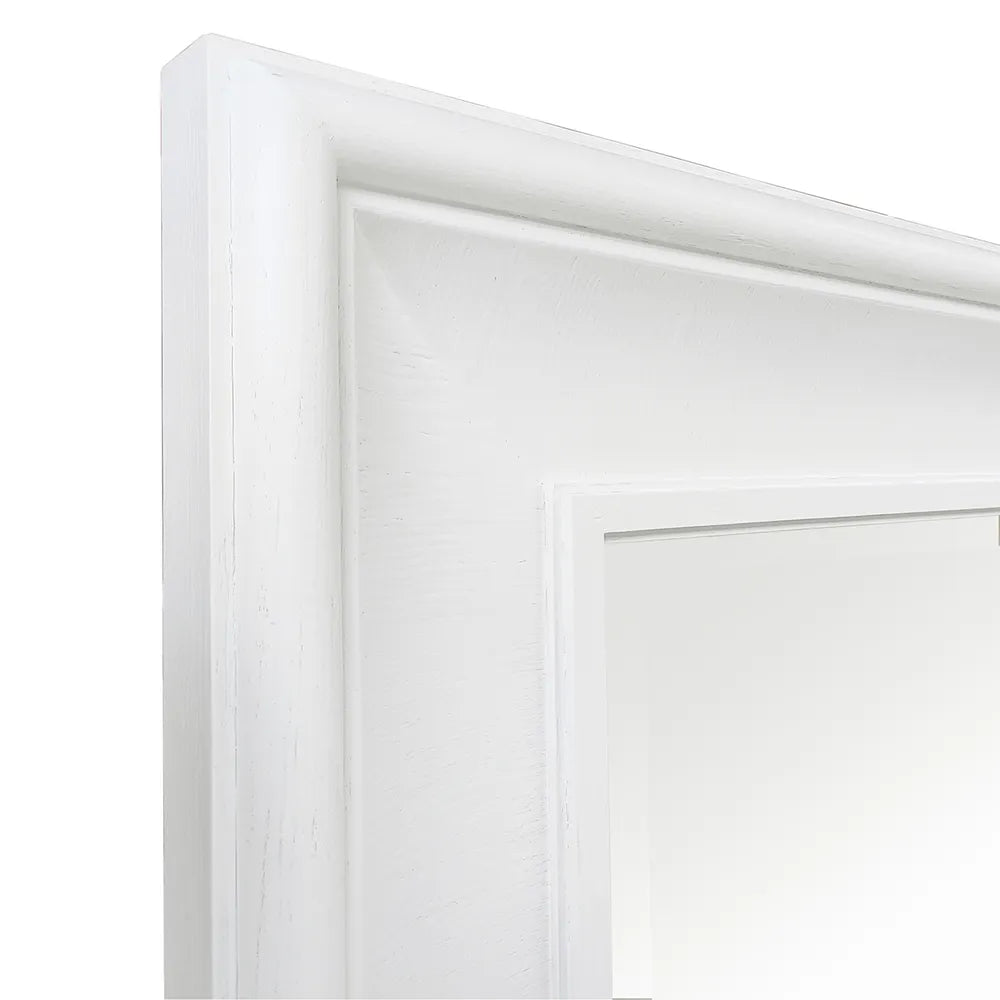 Bateman Floor Mirror White