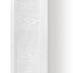 Bateman Wall Mirror White Close-up of a white wooden frame with a subtle grain pattern