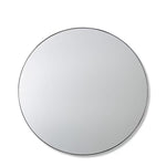 Coco Round Metal Wall Mirror Black