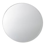 Coco Round Metal Wall Mirror White