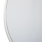 Coco Round Metal Wall Mirror White