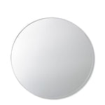 Coco Round Metal Wall Mirror White