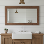 Harrison Colonial Mirror Dark Wood