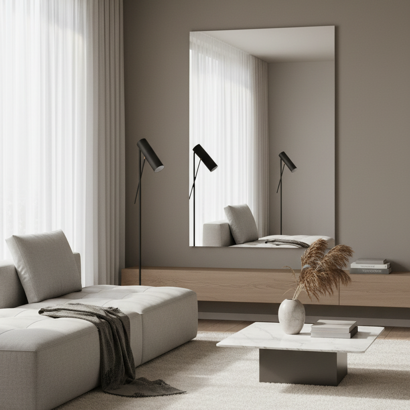 Cosima Metal Floor Mirror 100cm x 200cm