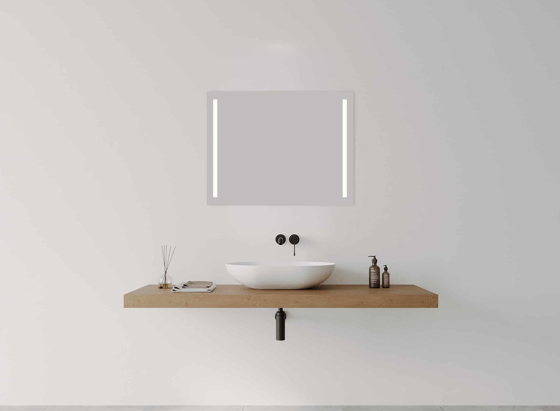 Duo Rectangle Frontlit LED Mirror