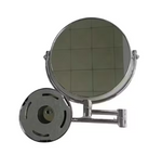 Dolphy Round Shaving Mirror 1X & 3X Magnification Chrome