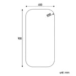 Elegant Showers Soft Rectangle Mirror Cabinet White AQC01-W-A+AQC01-W-B