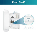 Elegant Showers Soft Rectangle Mirror Cabinet White AQC01-W-A+AQC01-W-B