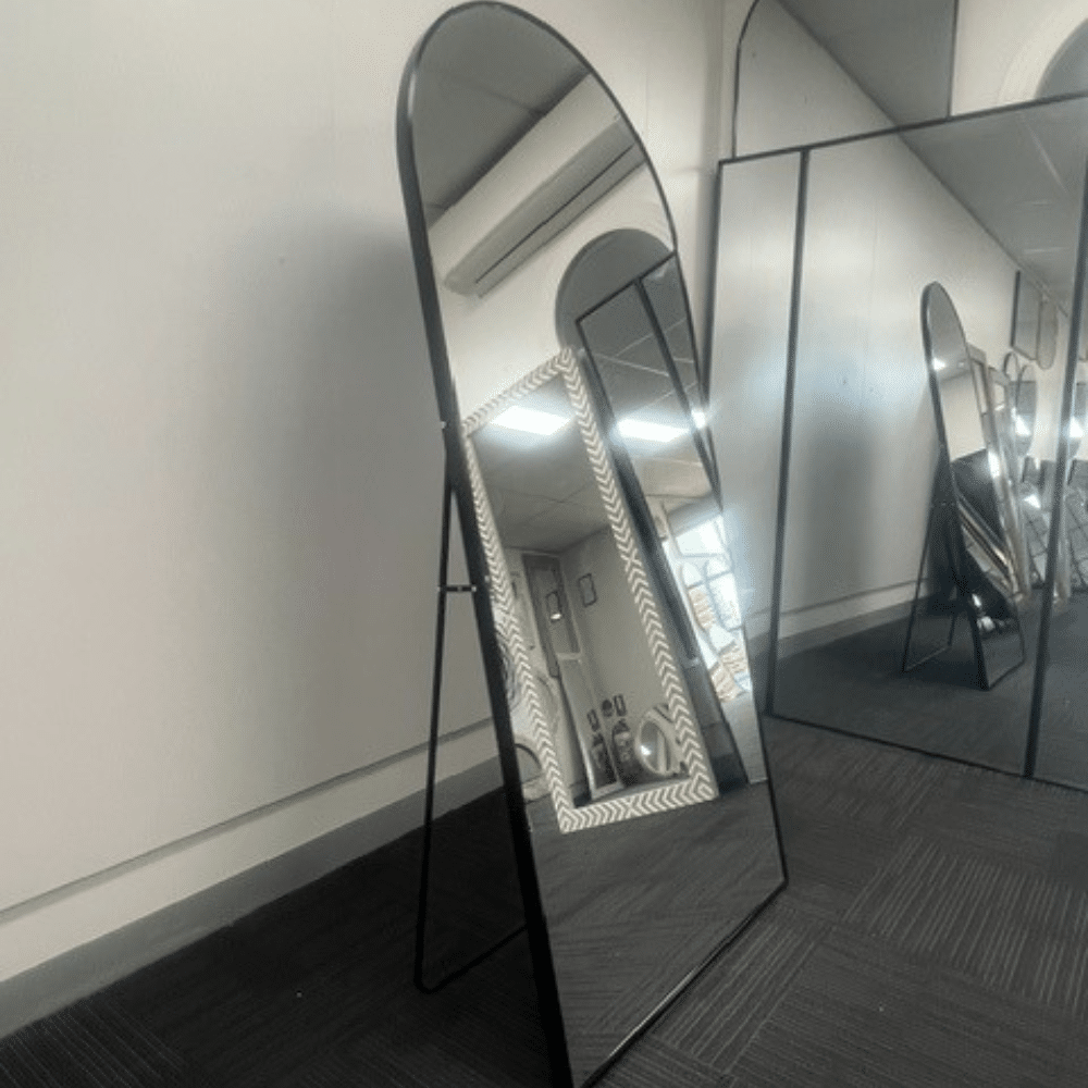 Evangeline Black Arched Full Length Mirror
