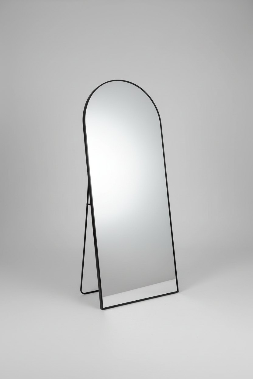 Evangeline Black Arched Full Length Mirror