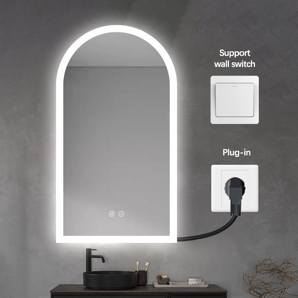 Freya Arched LED Bathroom Mirror