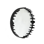 Georgia Black Round Wall Mirror 46cm x 46cm