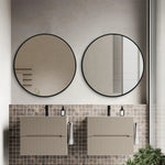 Harriet Modern Round Wall Mirror 100cm / 120cm