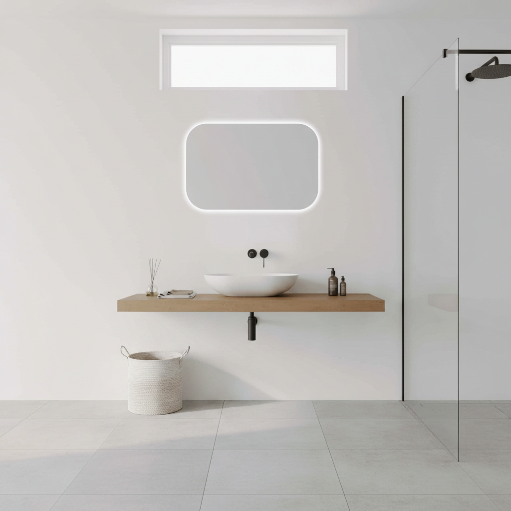 I-Series Studio Soft Rectangle LED Bathroom Mirror