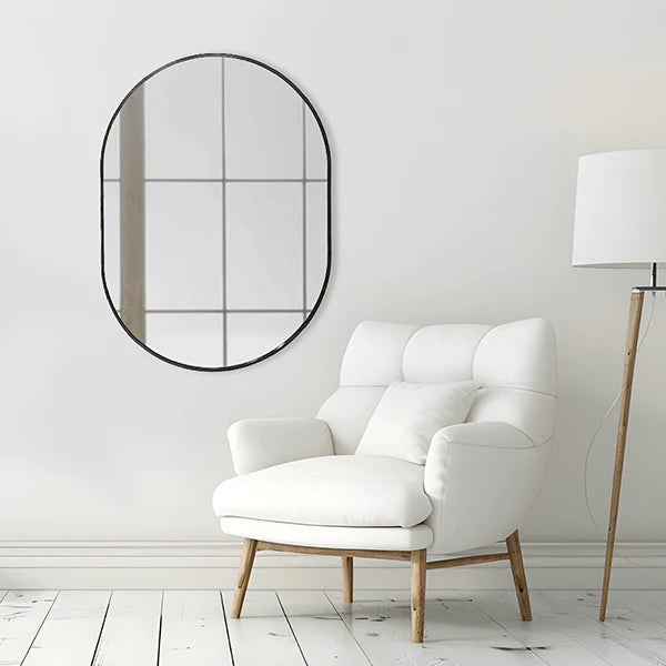Noa Oval Wall Mirror 60cm x 80cm