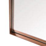 Mirror corner on a white background