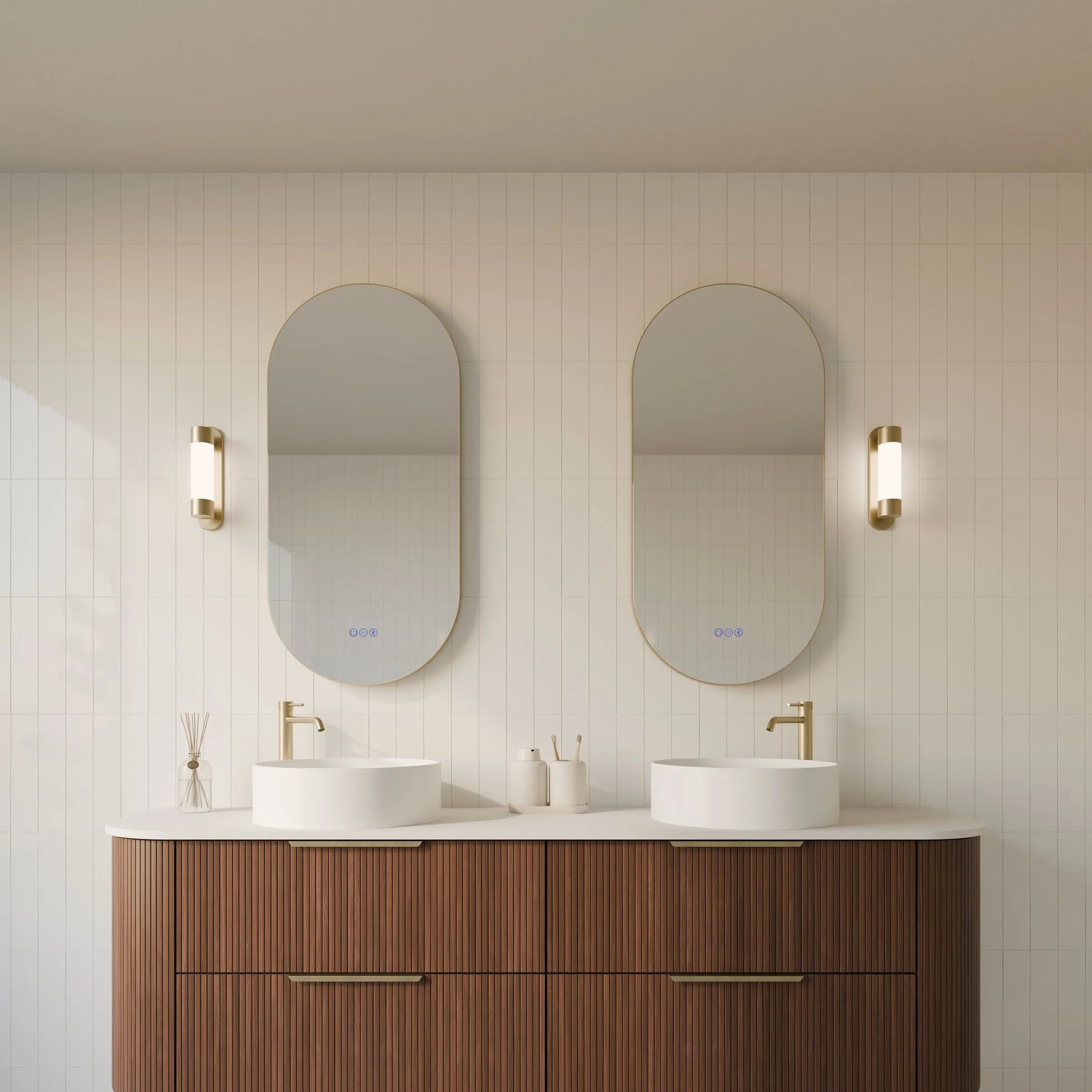 Lumixe Orvis LED Framed Bathroom Mirror