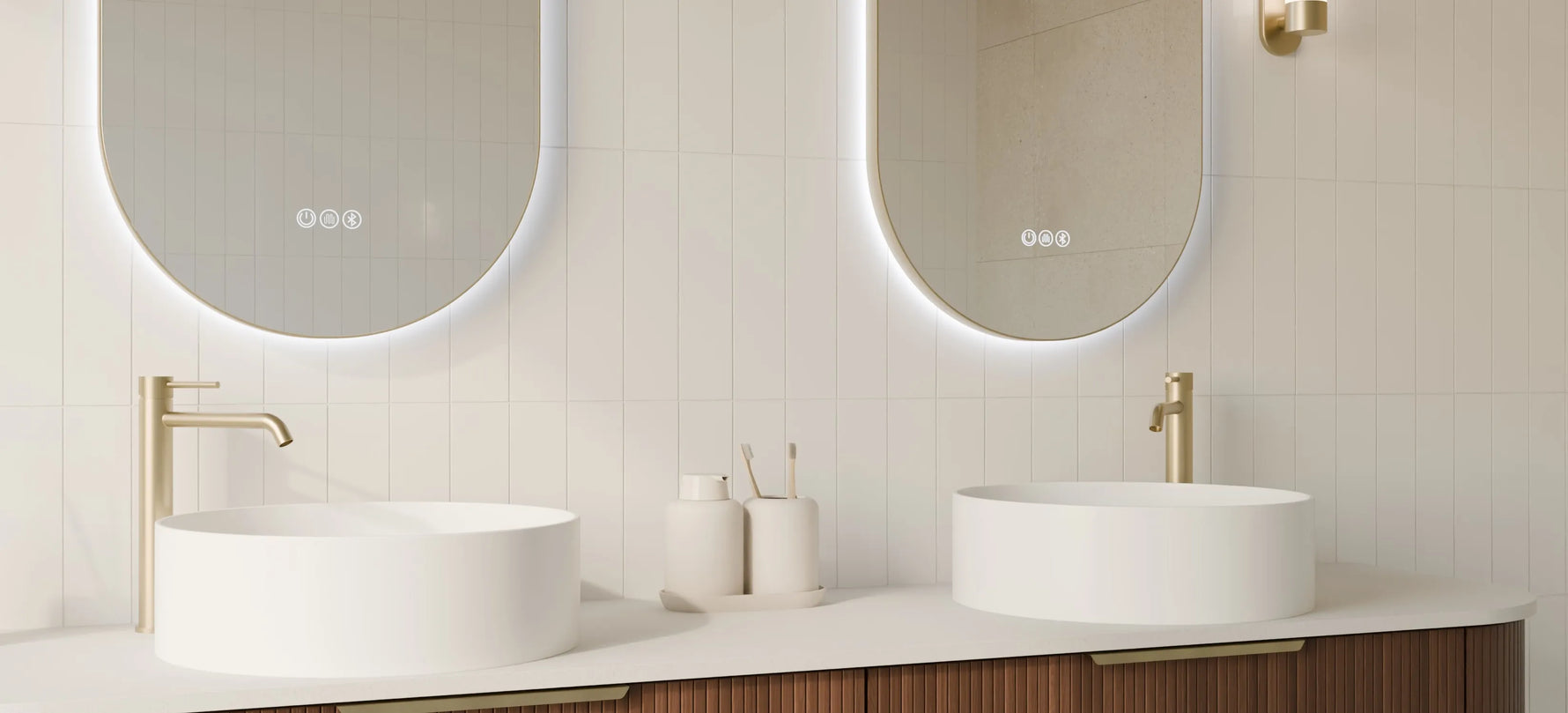 Lumixe Orvis LED Framed Bathroom Mirror